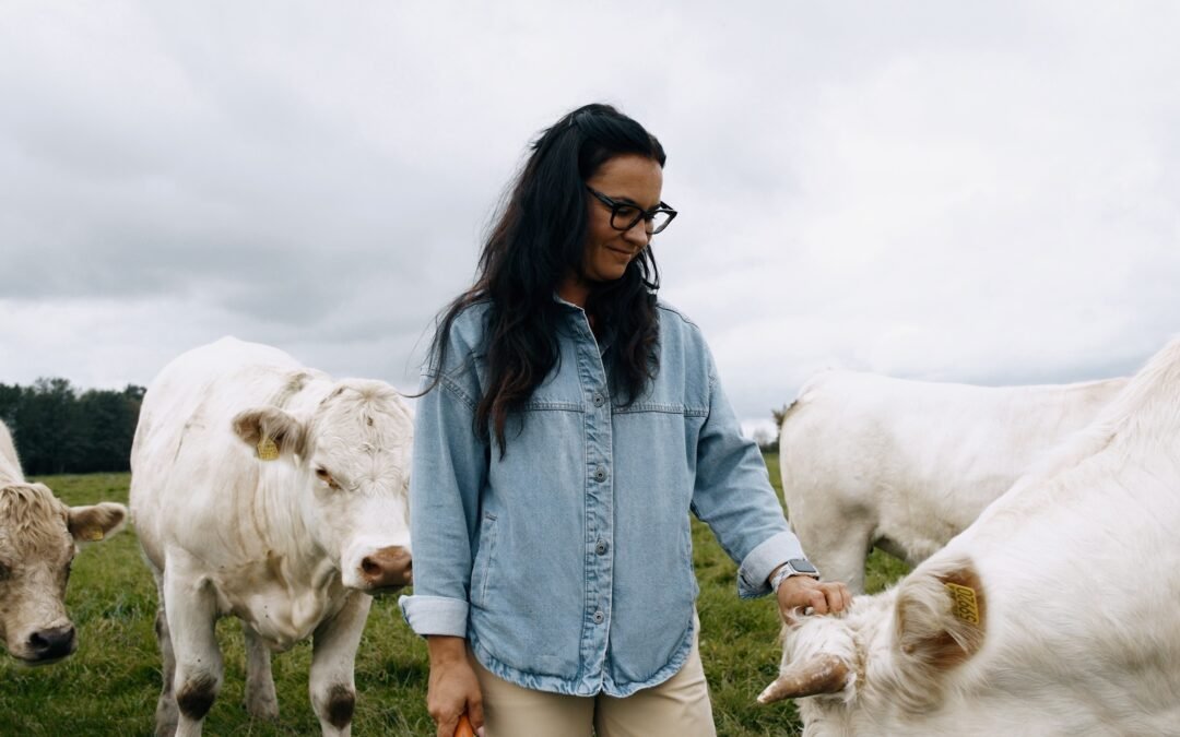 Mišeikių šarolė ūkis: Nemuno užliejamos pievos nesustabdo siekio ūkininkauti atsakingai